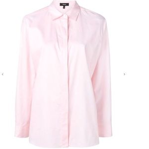 Theory dress shirt, light pink, petite
